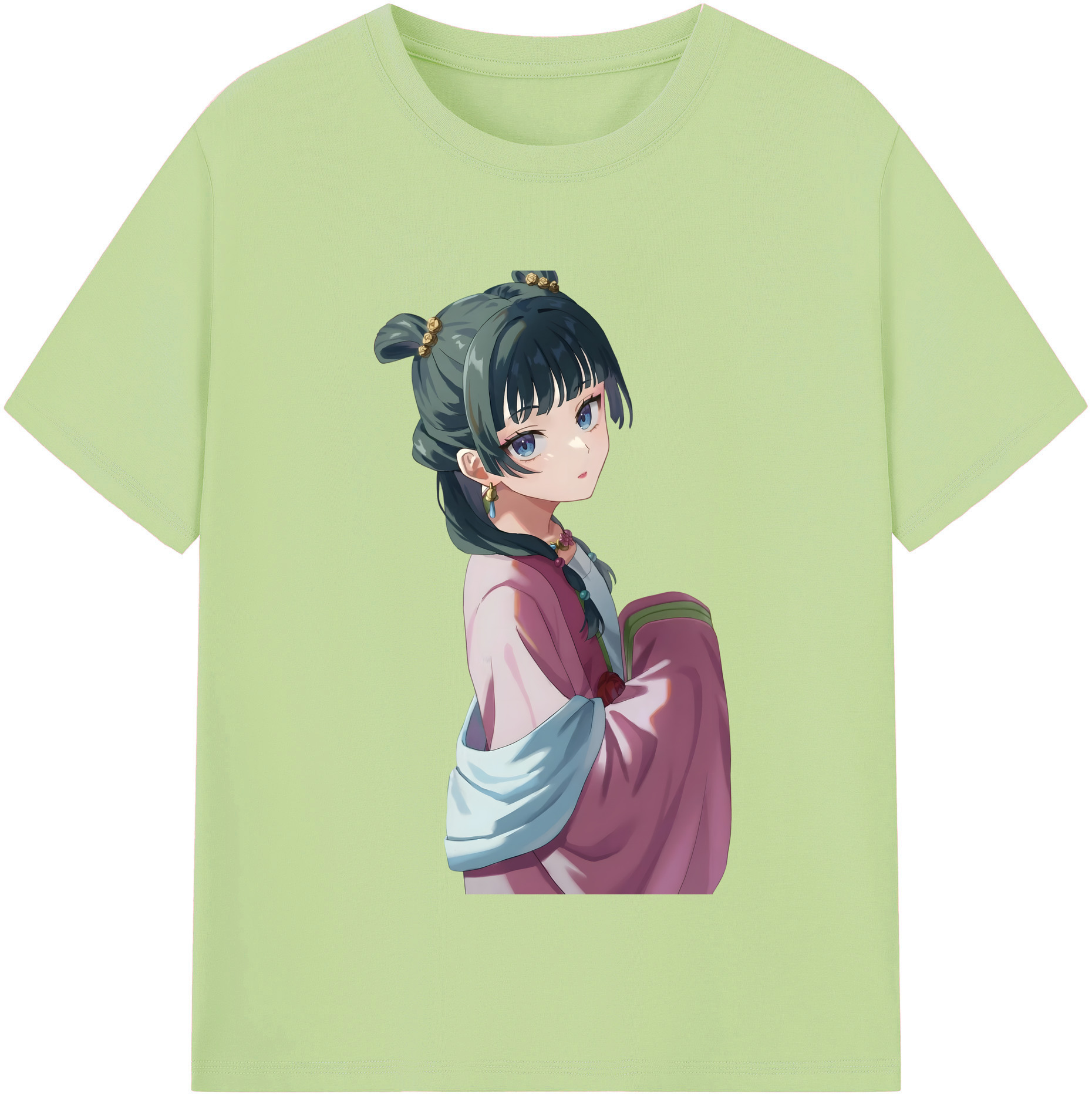 （画像用） 薬屋のひとりごと The Apothecary Diaries 綿100％半袖Tシャツ（フロントプリント）